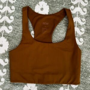 XS girlfriend collective Brown Sports Bra